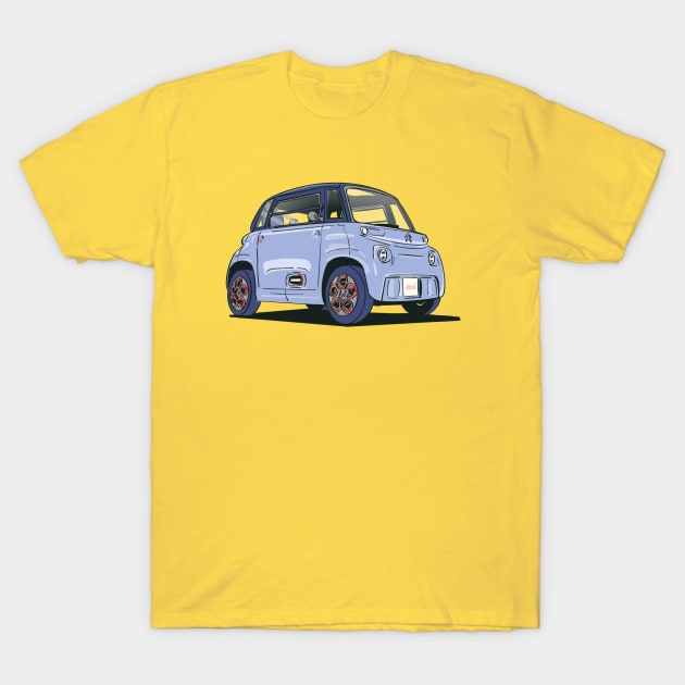 Citroen Ami electric car T-Shirt by Webazoot
